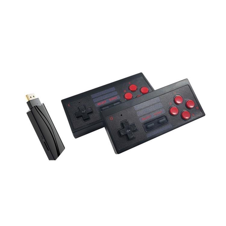 USB Wireless Handheld TV Video Game Console Build in 628 Classic Games Mini Dual Gamepad 1080 Output 2.4G Wireless Controller