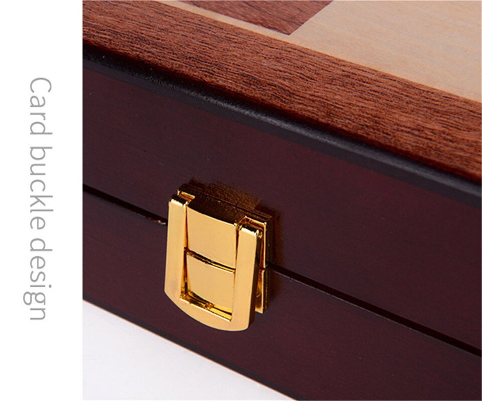 Metal Chess Set High-grade Gift Travel International Chess Game Folding Wooden Mold Chessboard Kirsite Chess Pieces Chessman -Gold Silver