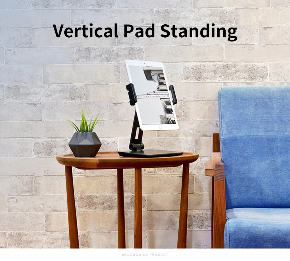 Tablet Stand Holder Adjustable Foldable Aluminum Solid Tablets Stands 7-13 Tablets Phone, iPad