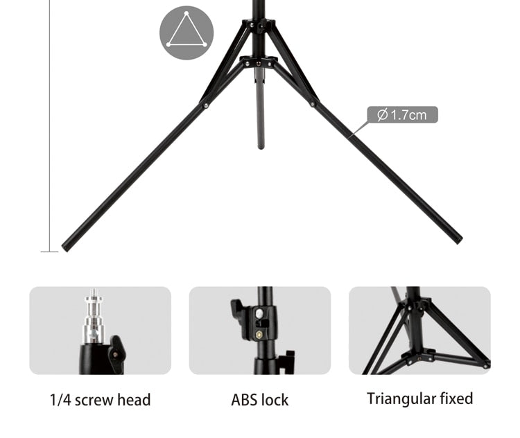 HQ 18 Inch RGB Ring Light tripod LED RingLight Selfie Ring Light