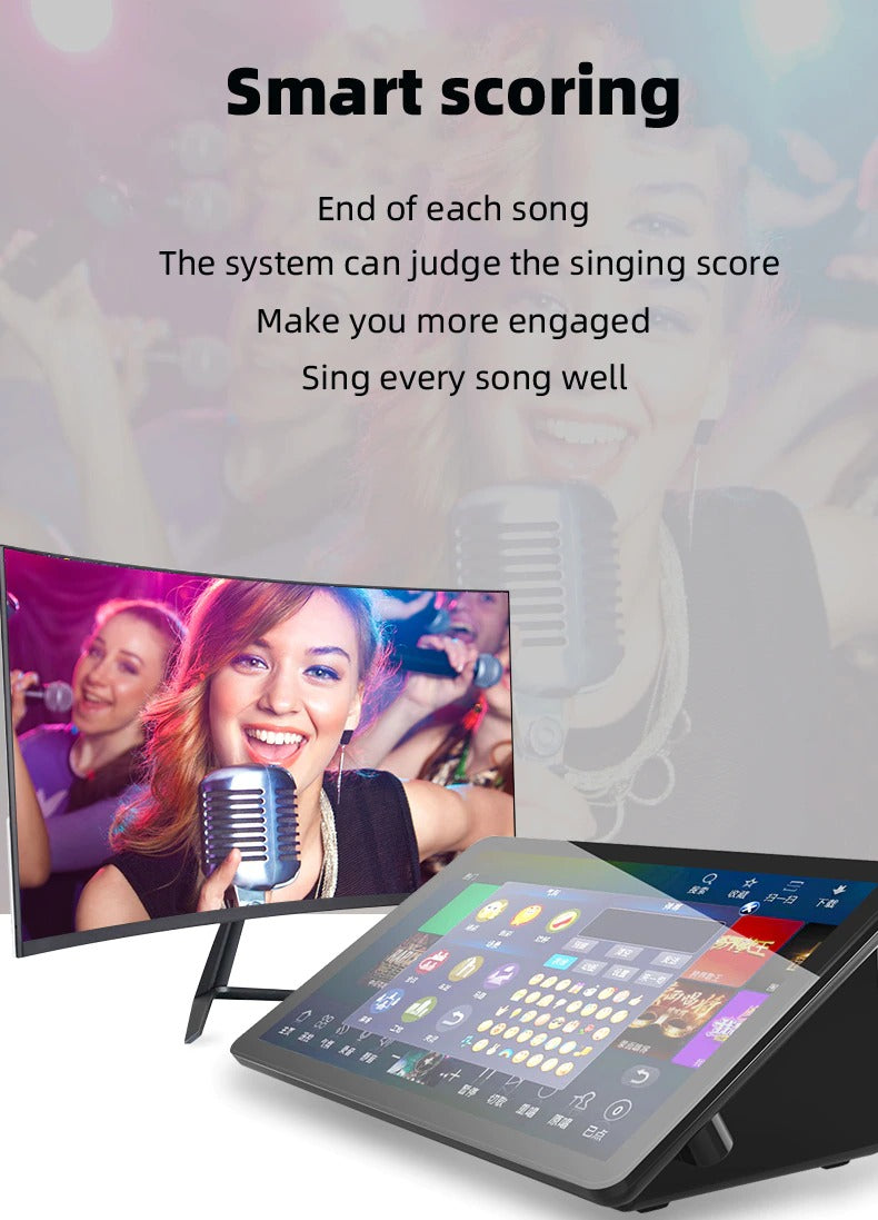 TEQ Home KTV karaoke machine jukebox with power amplifier, reverb , microphone, 2TB HDD + Cloud