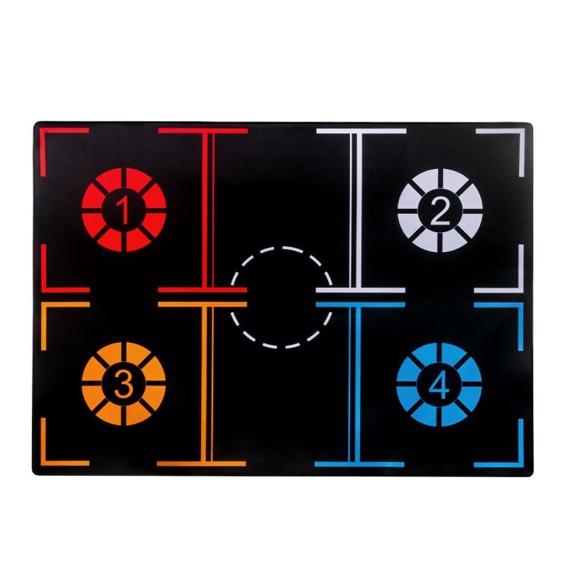 Basketball Training Mat Crossover Steps Training System Anti-Slip Mat Basketball skill