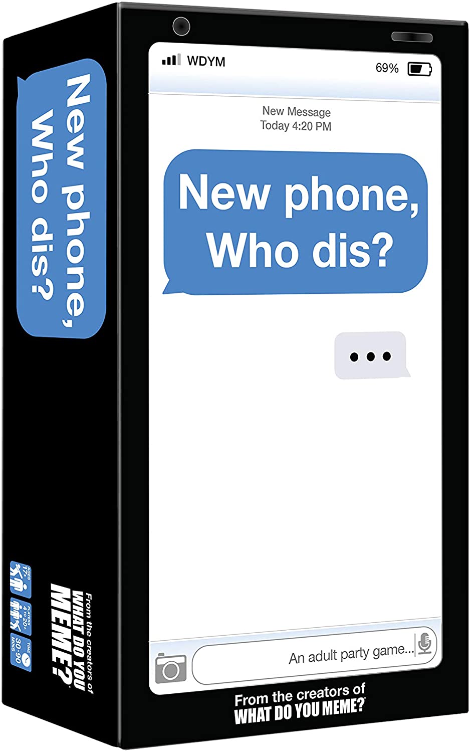 NEW PHONE, WHO DIS card game Party Game