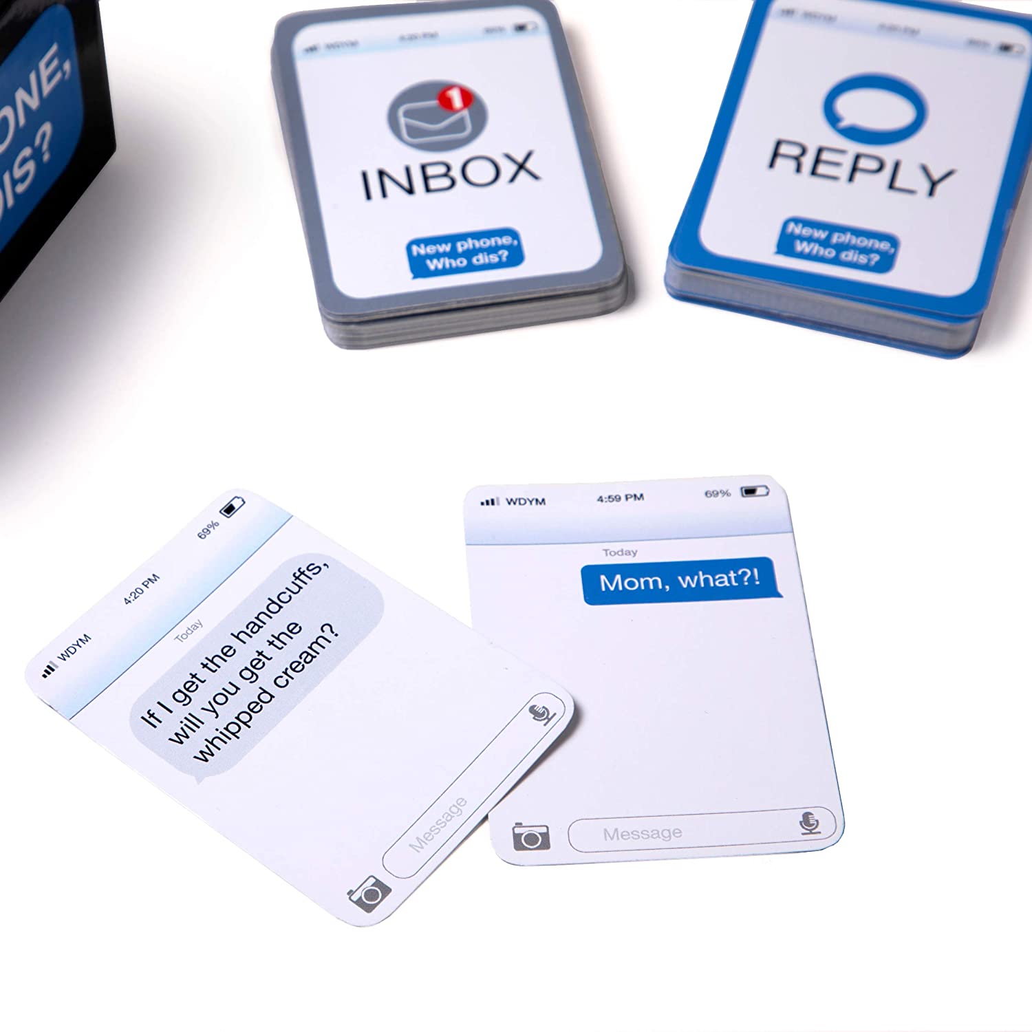 NEW PHONE, WHO DIS card game Party Game