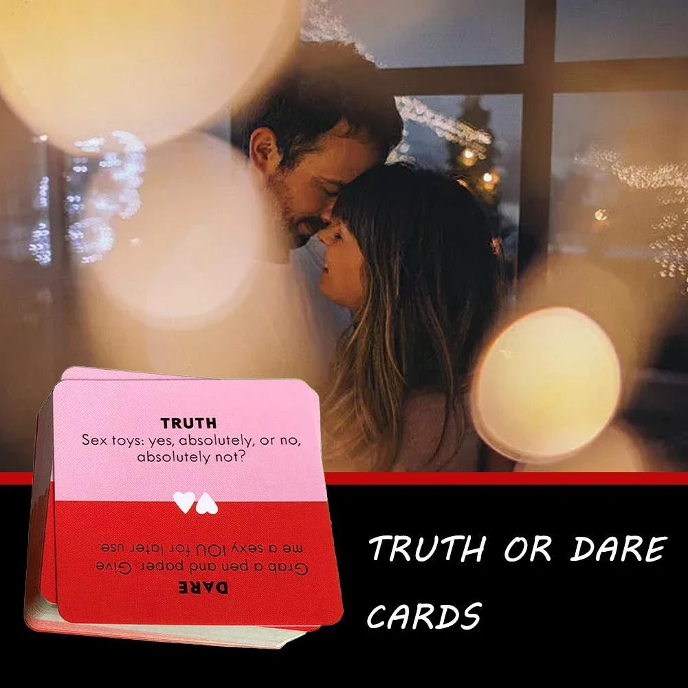 Truth Or Dare For Couples Cards Games Couples Lovers Board Game Supply English Version Includes 150 Gaming Cards