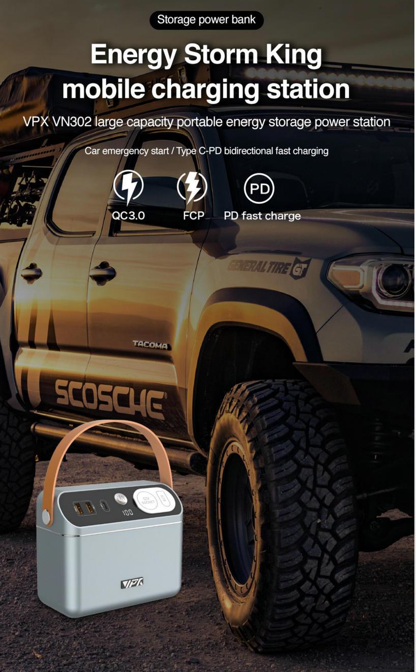 TEQ 60000mAh Car Jump Starter 60W PD Power Bank Charge Laptop PC iPhone iPAD Drone Camera MacBook