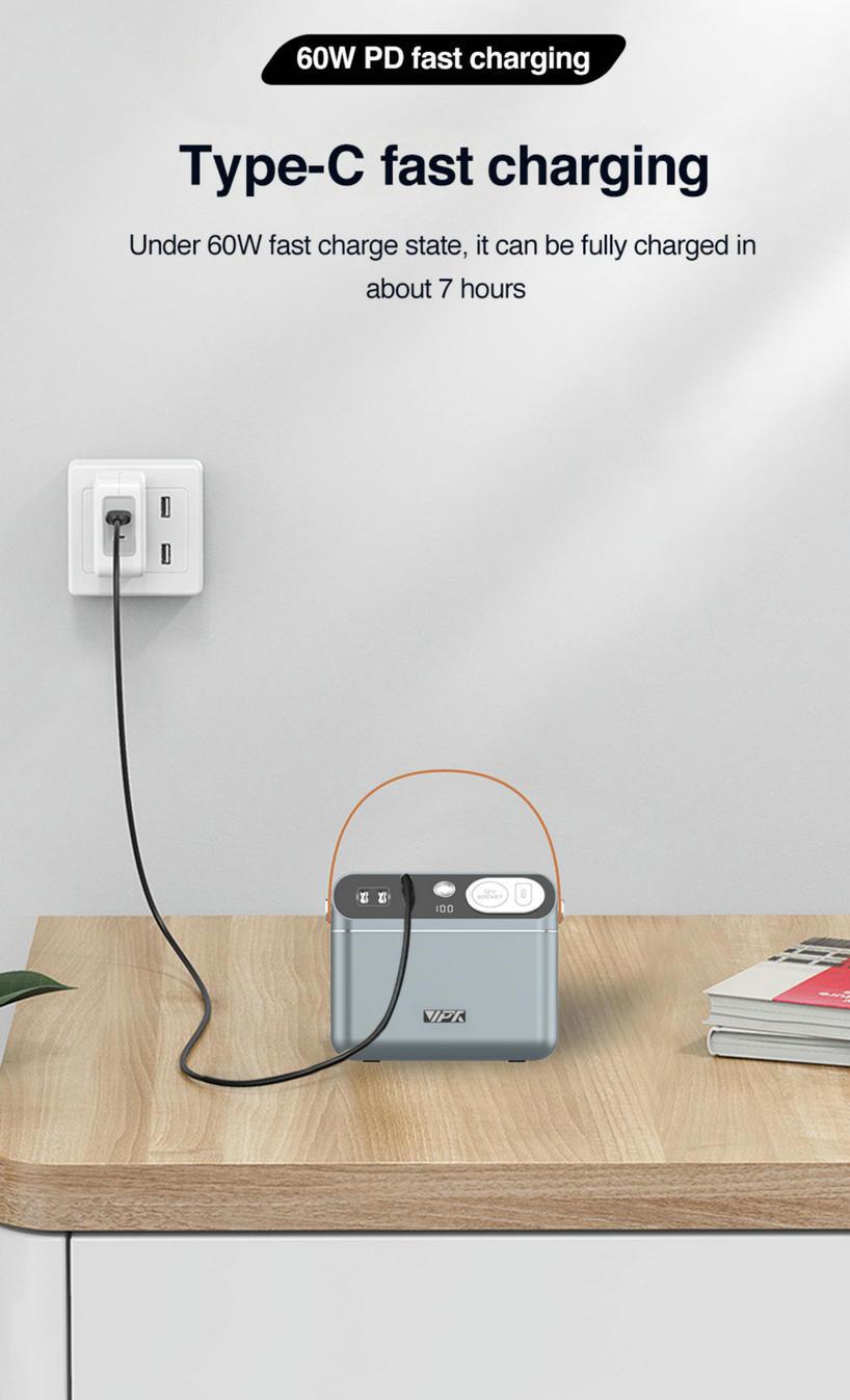 TEQ 60000mAh Car Jump Starter 60W PD Power Bank Charge Laptop PC iPhone iPAD Drone Camera MacBook