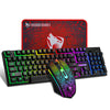 T-Worth Gaming Headphone LED Keyboard Mouse Mousepad  4 in 1 Combo Gaming Pack