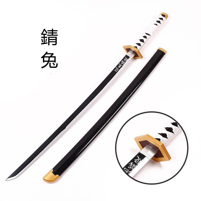 Demon Slayer Anime Wood Sword Party Cosplay Larp Sword Tanjiro Kamado 104CM