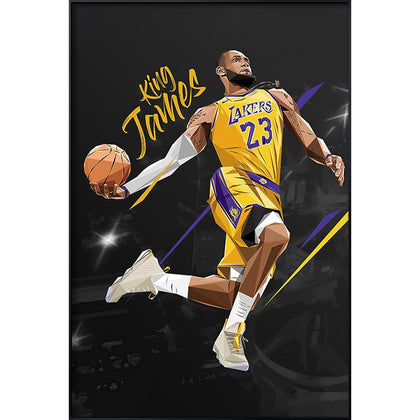 LEBRON JAMES DUNK PRINT 60cm *80cm