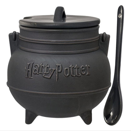 Harry Potter - 48013 Harry Potter Cauldron Soup Mug with Spoon, Standard, Black