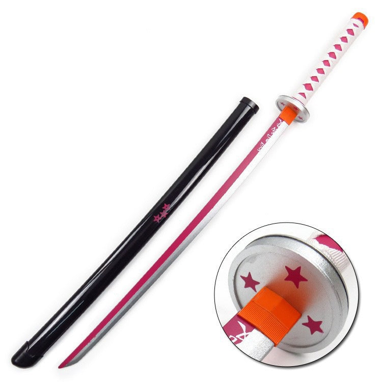 Demon Slayer Anime Wood Sword Party Cosplay Larp Sword Tanjiro Kamado 104CM