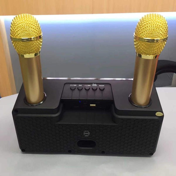 Wireless Karaoke Microphone Bluetooth Speaker Mic Youtube phone ipad TV