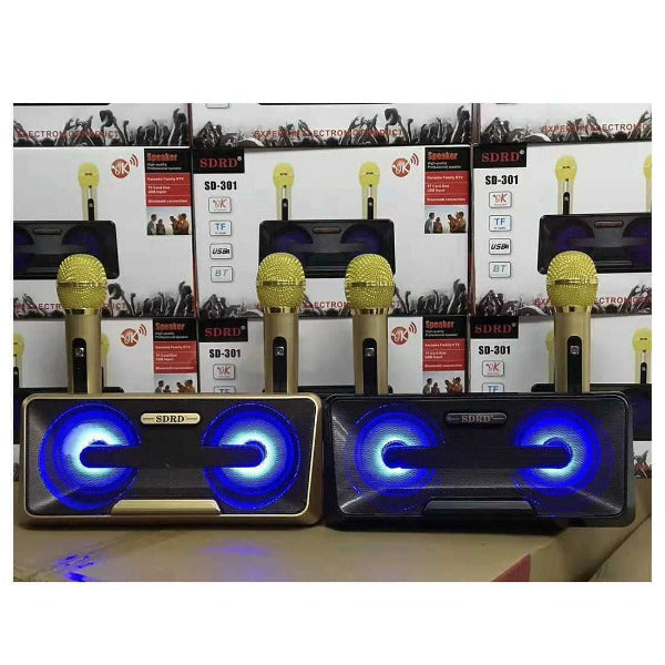 Wireless Karaoke Microphone Bluetooth Speaker Mic Youtube phone ipad TV