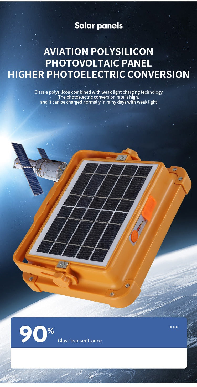 uper bright 160LED Solar Work Light USB Rechargeable IP66 Camping Lantern Magnet Car Repair Floodlight Power Bank Construction