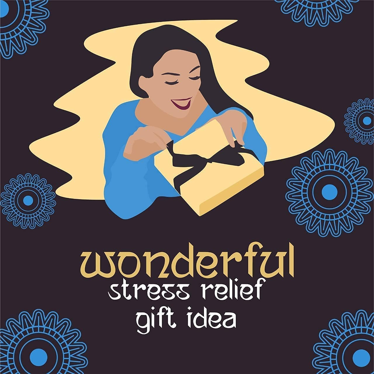 Namaste Stress Less Cards for Meditation Relaxation Natural Anxiety Relief Brain Game