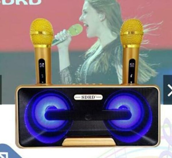 Wireless Karaoke Microphone Bluetooth Speaker Mic Youtube phone ipad TV