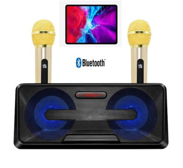 Wireless Karaoke Microphone Bluetooth Speaker Mic Youtube phone ipad TV