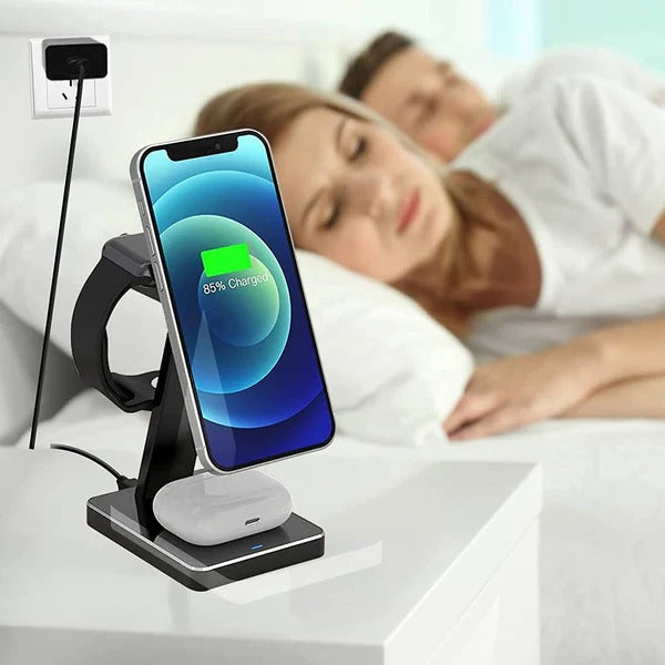 Budi 3 Device 15W Wireless Charging Stand