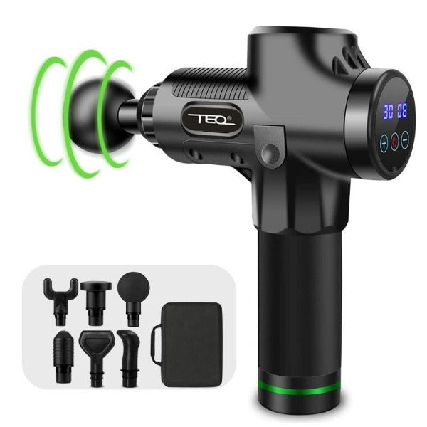 TEQ Powerful  Vibration Muscle Therapy Relax Massager Gun + Free Carry Case