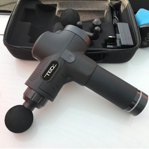 TEQ Powerful  Vibration Muscle Therapy Relax Massager Gun + Free Carry Case
