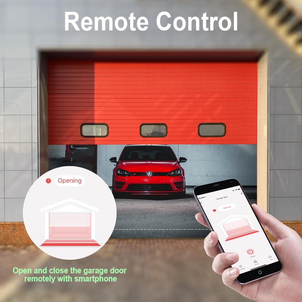 Tuya WIFI Smart Garage Door Controller Remote Control Voice Timing Controller