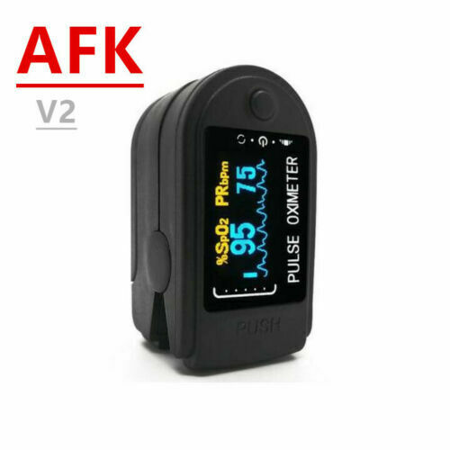 Fingertip Pulse Oximeter Spo2 Pulse Rate Monitor Oxymeter Blood Oxigen Mete