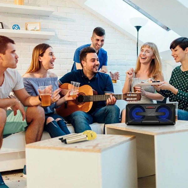 Wireless Karaoke Microphone Bluetooth Speaker Mic Youtube phone ipad TV