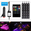 Car LED RGB Strip Light Dash Floor Foot RGB LED Strip