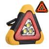 Multifunctional cob working lamp. Portable Flood Lamp COB Work Light Triangle Warning Light SOS Searchlight Emergency Warning