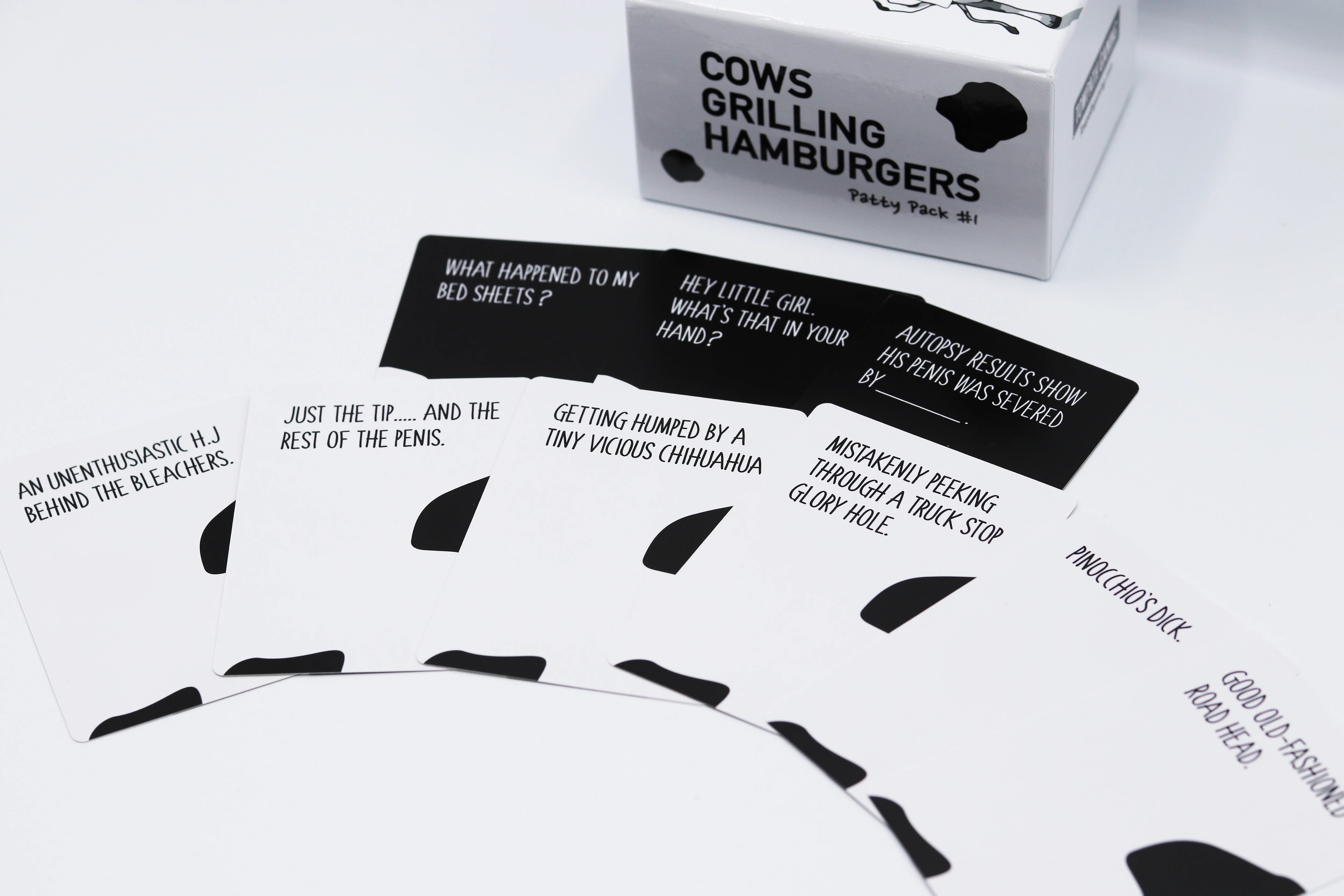 Cows Grilling Hamburgers: Adult Party Card Game