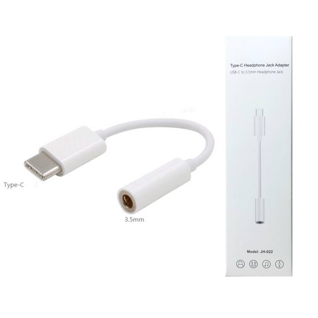 USB Type C To 3.5mm Headphone Jack Adapter Female Audio