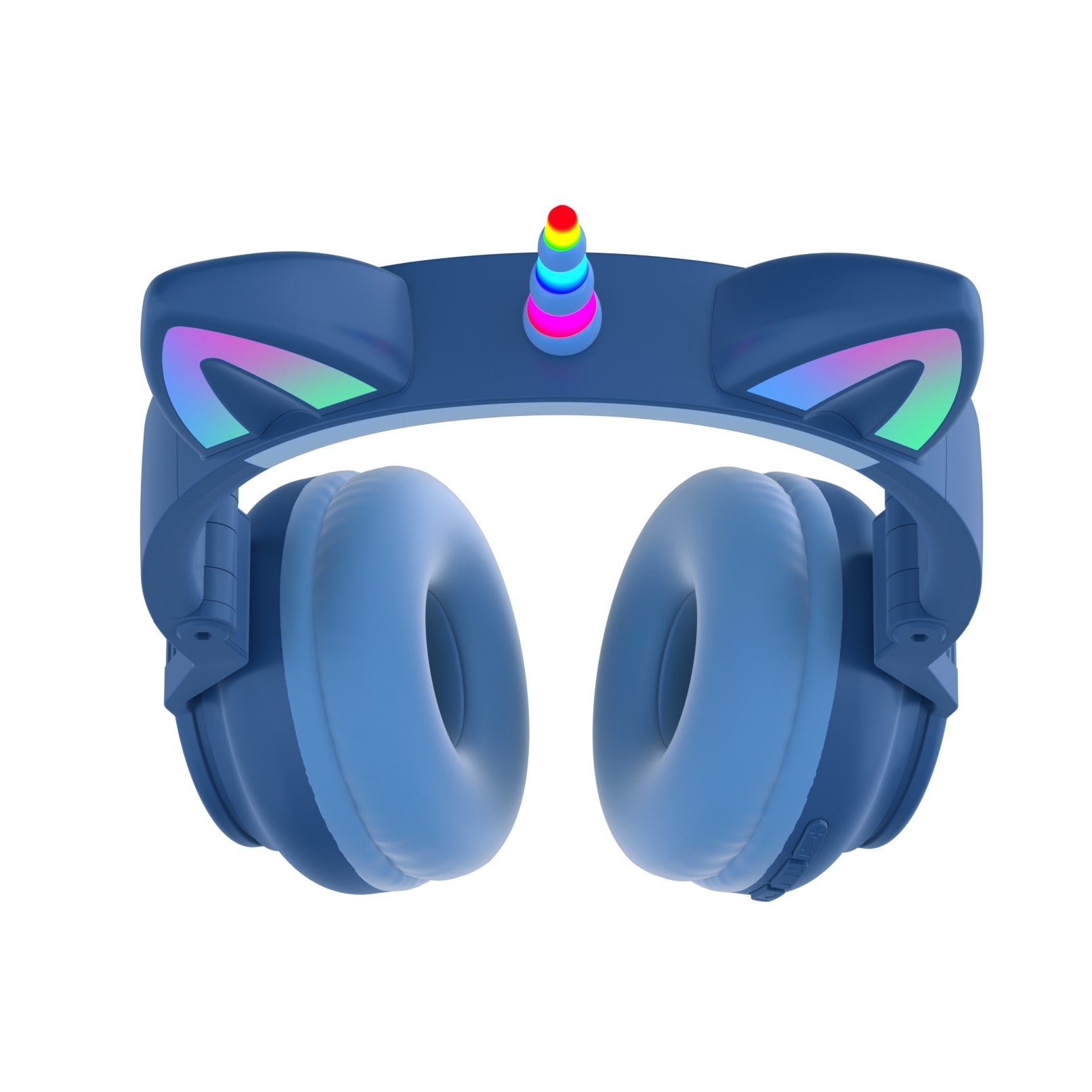 TEQ Cute Kids Headphones Pink Glowing LED Wireless Unicorn Headphone