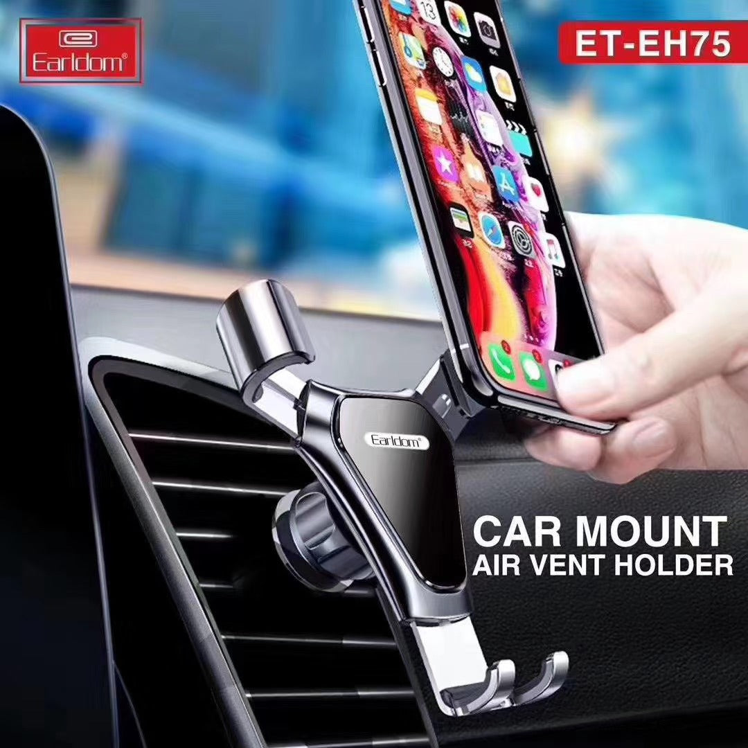 Earldom Gravity  Car Mobile phone holder air vent mount GPS car phone holder for 4-6.7''phones
