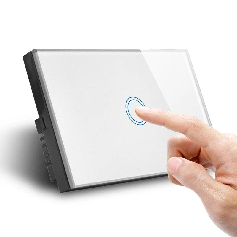 Tuya 240V  1 Gang 1 Way Smart Home Touch Switch WiFi APP Control Alexa Google