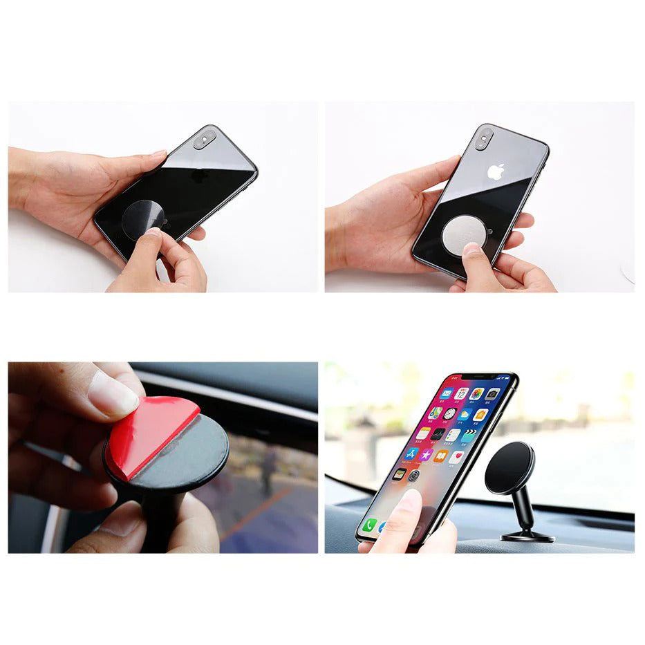BUDI CAR HOLDER 360 ROTATION BULLET AN ON BOARD MAGNETIC BRACKET