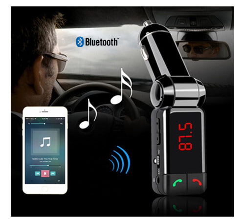 iTEQ Car Bluetooth FM Transmitter High Quality Soud Wireless  Car Kit Dual USB Charger Handsfree