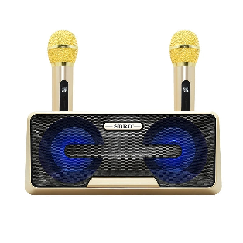 Wireless Karaoke Microphone Bluetooth Speaker Mic Youtube phone ipad TV