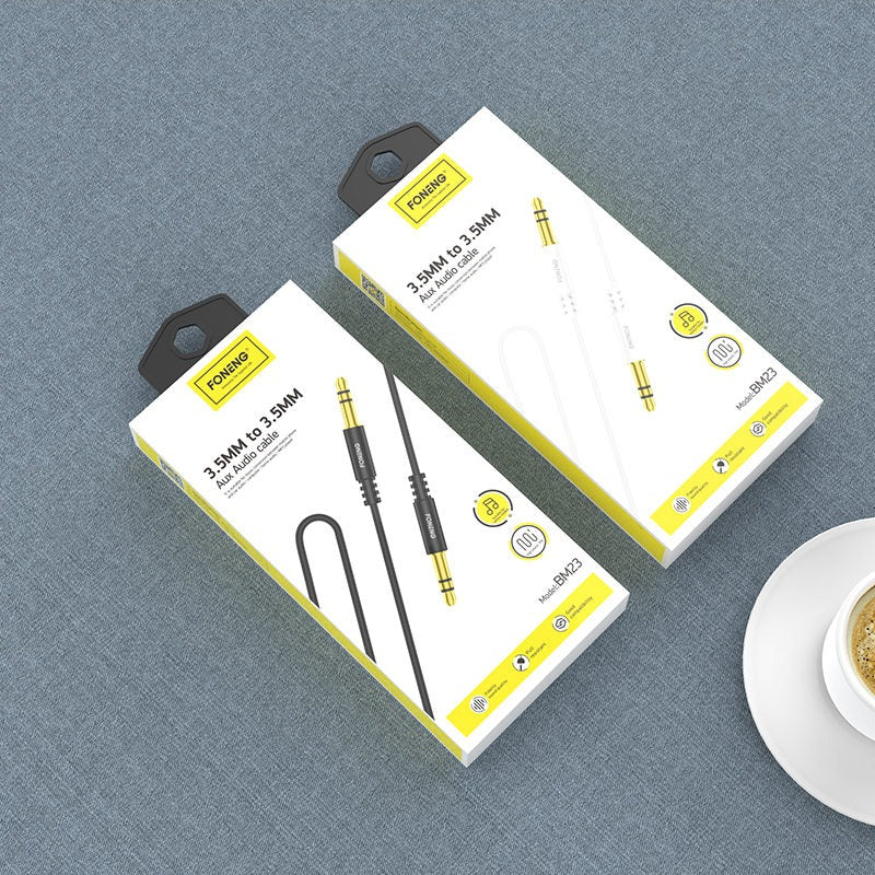 FONENG high-quality 3.5mm mobile phone audio cable is suitable for mobile computer MP3 car audio