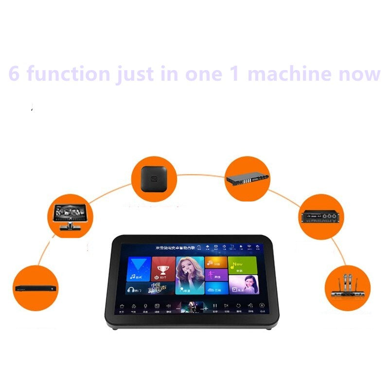 TEQ Home KTV karaoke machine jukebox with power amplifier, reverb , microphone, 2TB HDD + Cloud