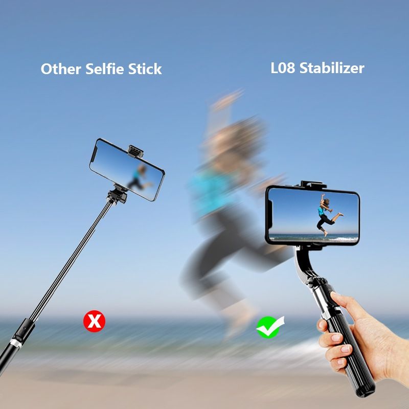 iTEQ Gimbal Stabilizer Selfie Stick Handheld & Tripod Mount For Smartphone LIVE