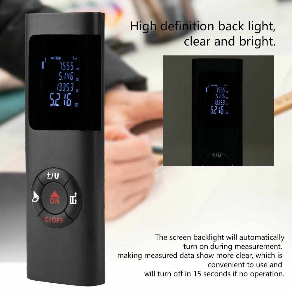 iTEQ JQ-40 40m HD Backlight Digital Laser Distance Meter Range Finder ...