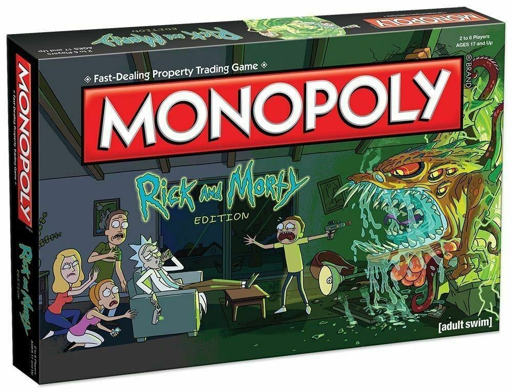 Rick & Morty Monopoly Board Game