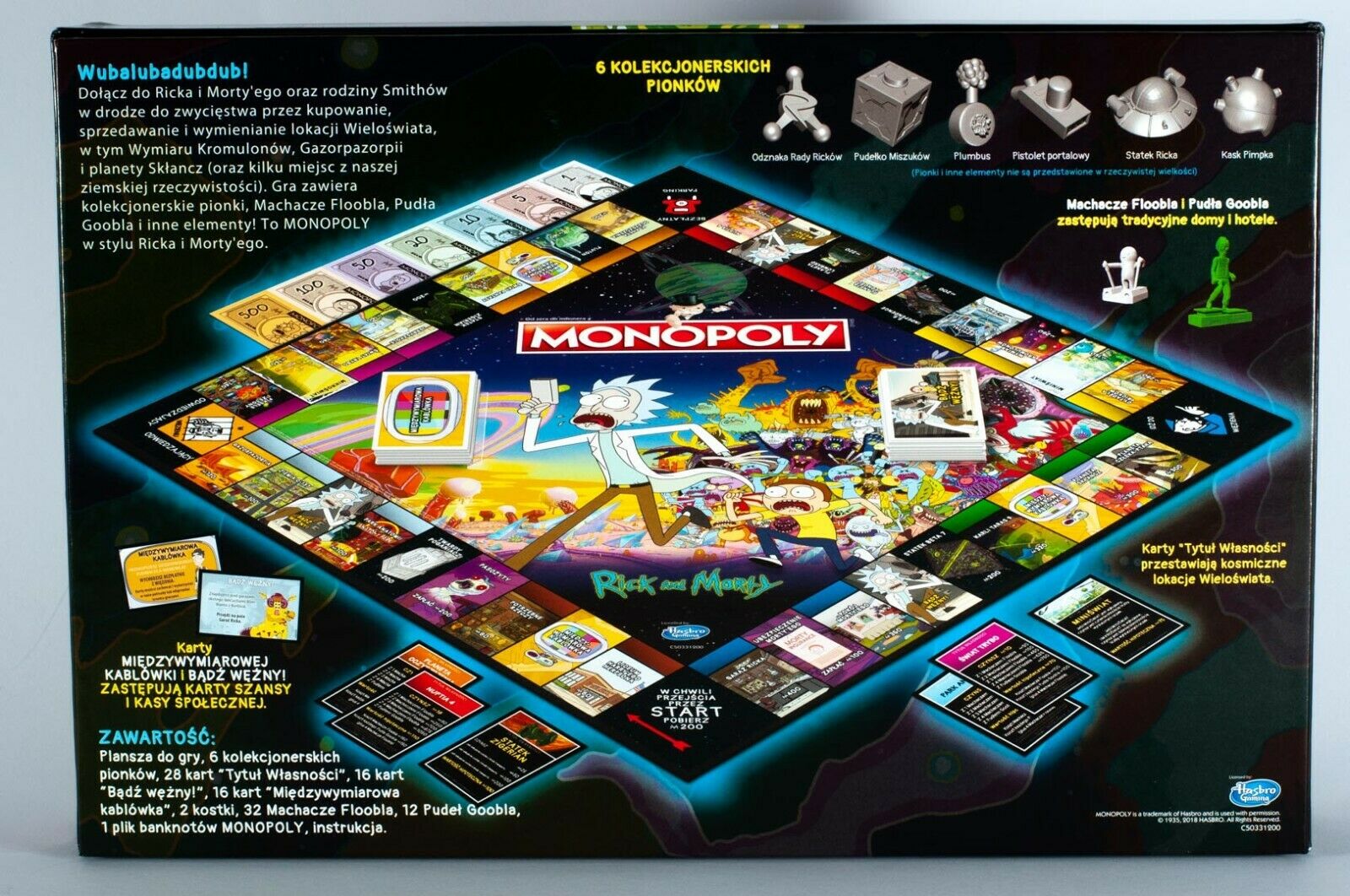 Rick & Morty Monopoly Board Game