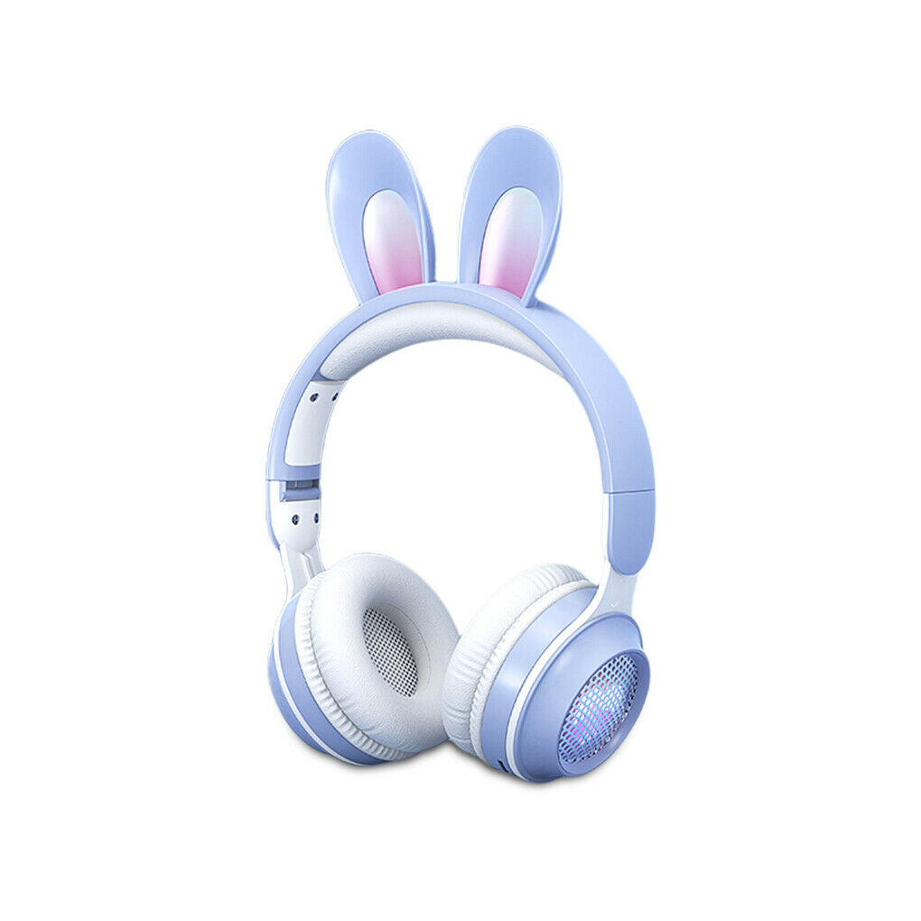 Rabbit Ear Headphones Bluetooth Headset Cute Earphone For Adults Kids