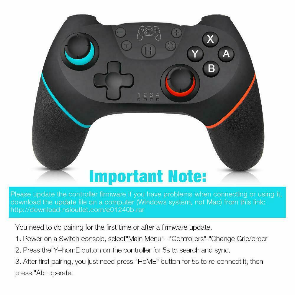 Wireless Controller for Nintendo Switch and PC Pro Bluetooth Gamepad Vibration