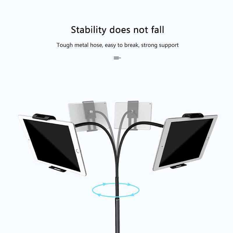 iTEQ Adjustable Iphone iPad Tablet Floor Stand Lazy Mount Holder Arm Bracket up to 9.7 inch ipad
