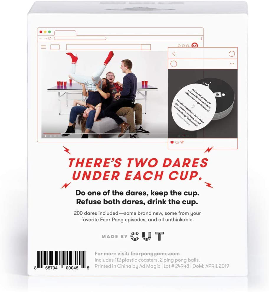 Fear Pong Internet Famous Game Beer Pong