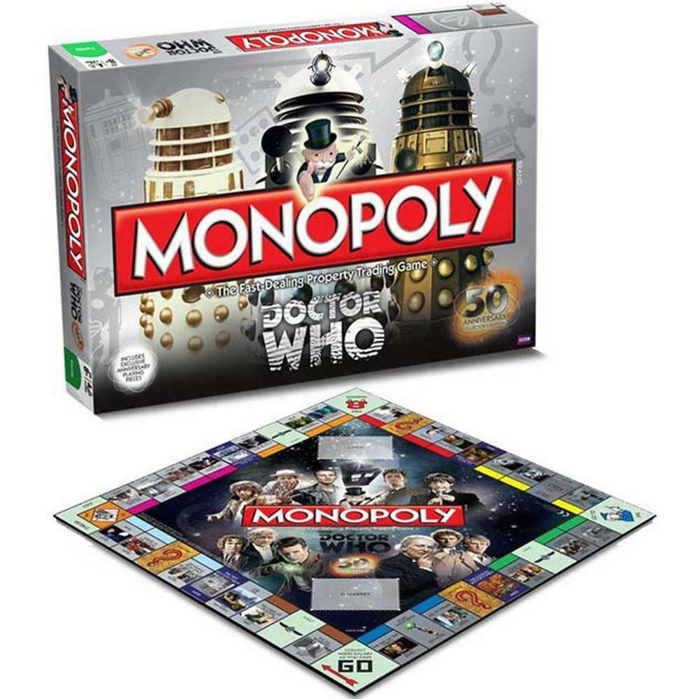 Monopoly Board Game Dr.Who 50th Anniversary Collector’s Edition