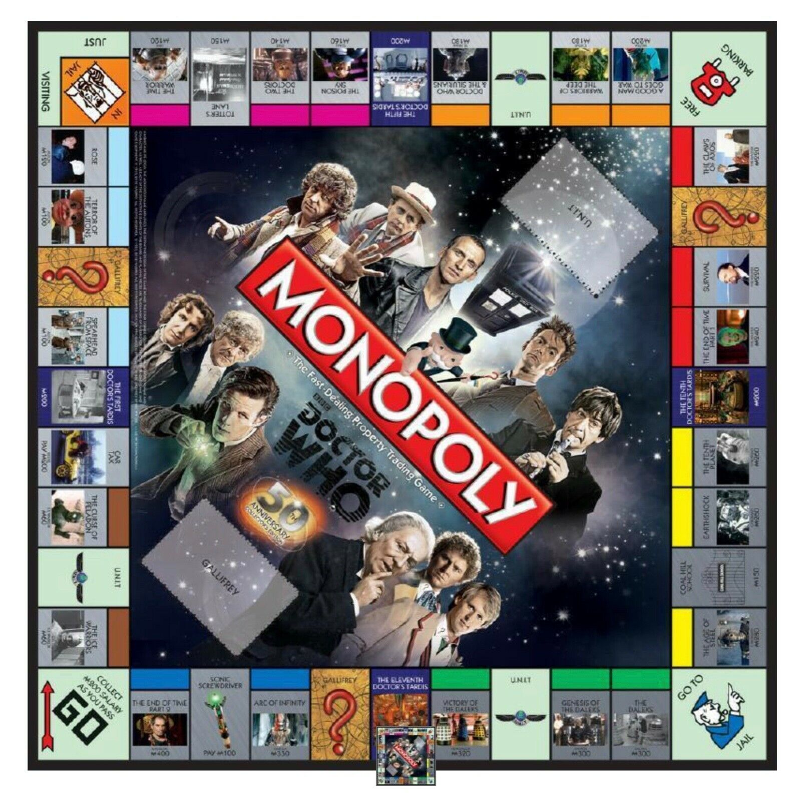 Monopoly Board Game Dr.Who 50th Anniversary Collector’s Edition